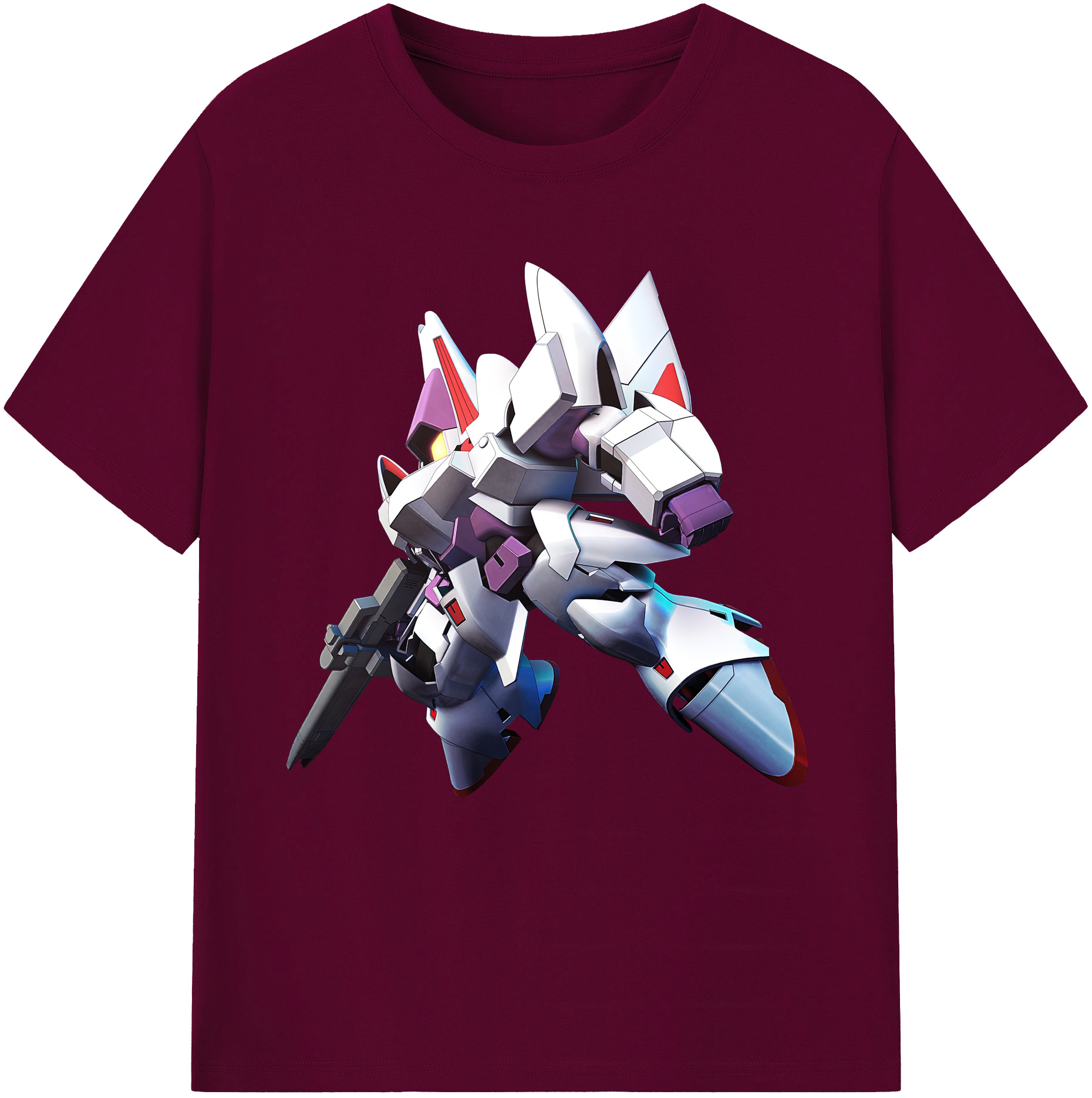 （画像用） 機動戦士ガンダム Mobile Suit Gundam レディースカジュアルプリントTシャツ（綿100％）